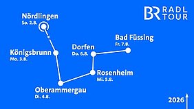 Route BR Radltour 2026