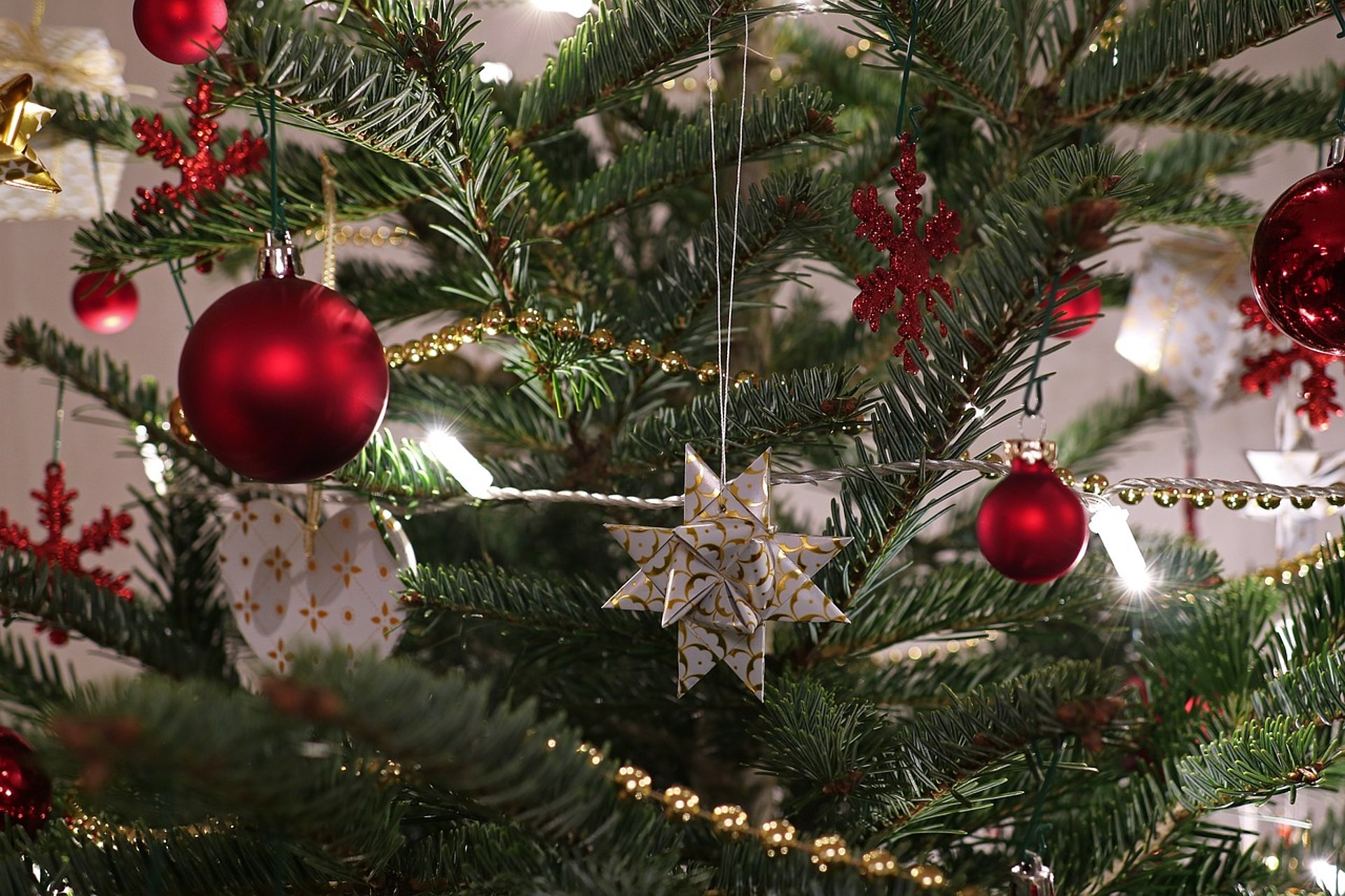 Geschmückter Christbaum